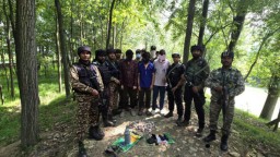 J-K: Three terrorist associates held in Anantnag; arms, ammunition seized